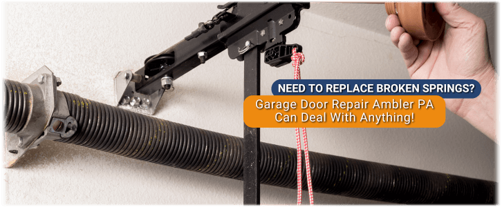 Broken Garage Door Spring Ambler PA